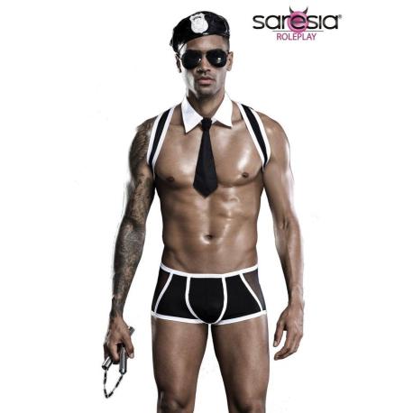 Police Costume by Saresia MEN roleplay