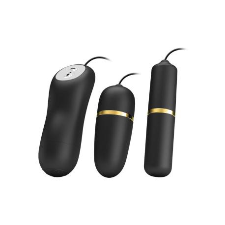 Pretty Love - Electric Stimulation Bullets Set - Black