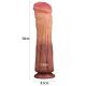 LoveToy - Dildo met Aderen 12 30.5 cm - Nude Bruin