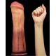 LoveToy - Dildo met Aderen 12 30.5 cm - Nude Bruin