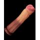 LoveToy - Dildo met Aderen 12 30.5 cm - Nude Bruin