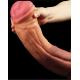 LoveToy - Dildo met Aderen 12 30.5 cm - Nude Bruin