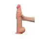 LoveToy - Sliding Skin Dildo 34 cm - Nude