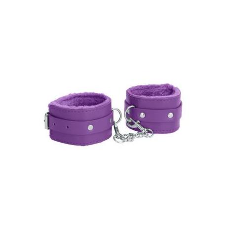 Plush Leather Handcuffs