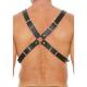 Men s Leather And Chain Harness