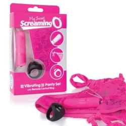 The Screaming O - Panty Vibrator with Panty and Remote Control Pink
