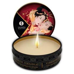 Shunga - Massage Candle Sparkling Strawberry Romance 30 ml