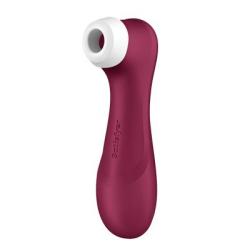 Pro 2 Generation 3 - Double Air Pulse Vibrator - Liquid Air and Connect App - Wine Red