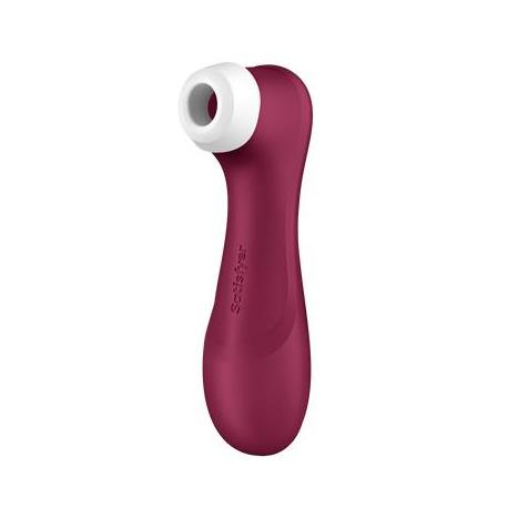 Pro 2 Generation 3 - Double Air Pulse Vibrator - Liquid Air and Connect App - Wine Red