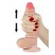 LoveToy - Sliding Skin Dildo 7 18 cm - Nude