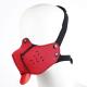 Neoprene Puppy Dog Red Mouth Mask