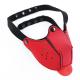 Neoprene Puppy Dog Red Mouth Mask