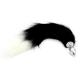 Steel Buttplug S Fox Tail Black