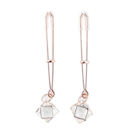 Nipple Clamps Rose Gold Prism