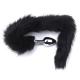 Fox Tail Plug Black Short