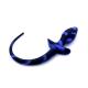 Anal Plug Dog Tail Black Blue