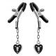 Charmed Heart Padlock Nipple Clamps