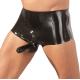 Mens Latex Pants black 