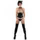 Latex Waist Cincher black 