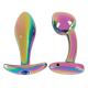 Anos Metal Butt Plug Set Rainb