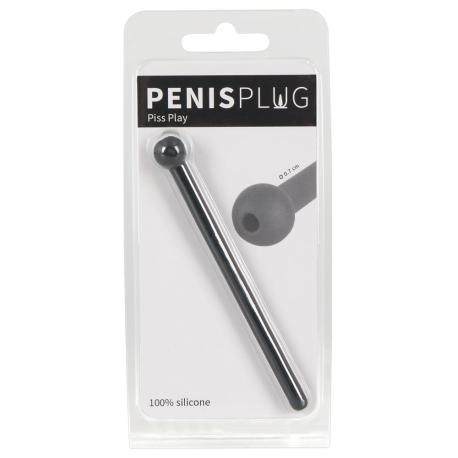 Penis Plug Piss Play black