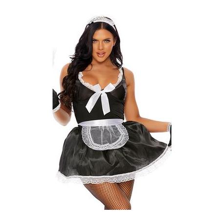 Domesticated Delight - Sexy French Maid Costume - 