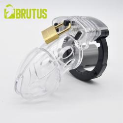 BRUTUS Alpha Cage - Chastity Cage - Clear