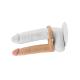 LoveToy - The Ultra Soft Double 6.25 16 cm - Dubbele Penetratie Dildo - Nude