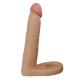 LoveToy - The Ultra Soft Double 6.25 16 cm - Dubbele Penetratie Dildo - Nude