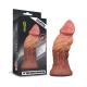 LoveToy - Dildo met Aderen 7 18 cm - Nude Bruin