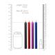 Teasing Wax Candles - 4 Pieces - Large - Multicolor