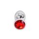 Buttplug Aluminium Red Large