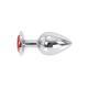 Buttplug Aluminium Red Large