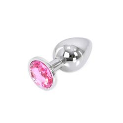 Buttplug Aluminium Pink Large