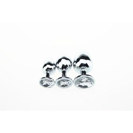 Buttplug aluminium Medium