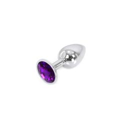 Buttplug Aluminium Purple Small