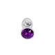 Buttplug Aluminium Purple Small