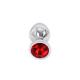 Buttplug Aluminium Red Medium