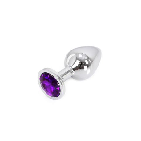 Buttplug Aluminium Purple Medium