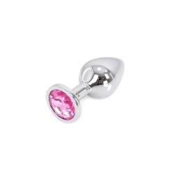 Buttplug Aluminium Pink Medium