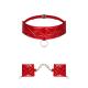 Obsessive - Hunteria Cuff Chocker Red