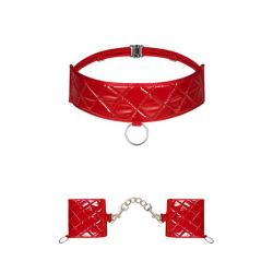 Obsessive - Hunteria Cuff Chocker Red