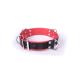 Deluxe Bondage Collar - Black Red