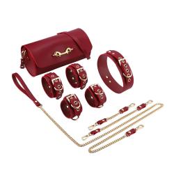 BDSM Deluxe 5 Item Kit - Red