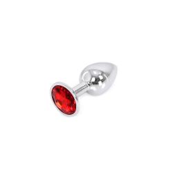 Buttplug Aluminium Red Small