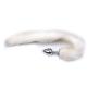 Fox Tail Plug White - Short