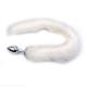 Fox Tail Plug White - Short