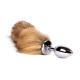 Fox Tail Plug Brown White - Short