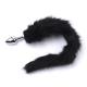 Fox Tail Plug Black Short