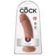 King Cock 8 inch Tan